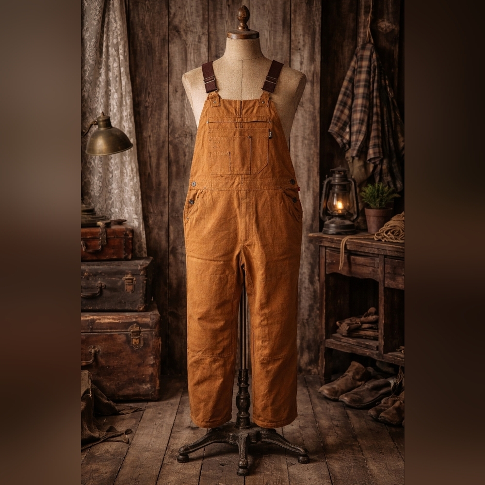 Holmes Men’s Workwear Overalls | New With Tags | Size M | Canvas Utility Style